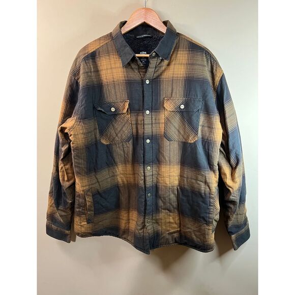 Kuhl Other - Kuhl Joyrydr Sherpa Lined Flannel Shirt Jacket Mens XXL Snap‎ Button Plaid